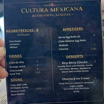 Cultura Mexicana - Menu - Breakfast & Brunch Near Me - Glendale, Arizona Cultura Mexicana - Menu - Breakfast & Brunch Near Me - Glendale, Arizona