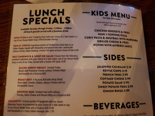 Menu photo 2 Stone Canyon Pizza - Gladstone Gladstone, MO Menu photo 2 Stone Canyon Pizza - Gladstone Gladstone, MO