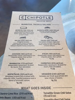 Menu photo 5 Chipotle Mexican Grill La Mesa, CA Menu photo 5 Chipotle Mexican Grill La Mesa, CA