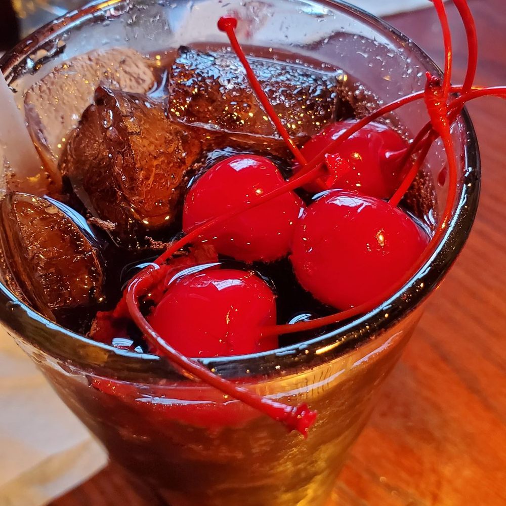 Red Lobster - Cherry cola made from Cola, Grenadine, and Maraschino Cherries. - Seafood Near Me - Olympia, Washington Red Lobster - Cherry cola made from Cola, Grenadine, and Maraschino Cherries. - Seafood Near Me - Olympia, Washington