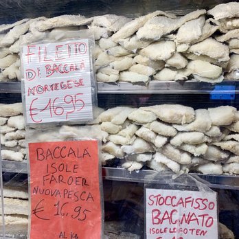 Mercato Centrale - Baccala (vendor on first level); I like it in large pieces over pasta. - Food Court Near Me - Florence, FI Mercato Centrale - Baccala (vendor on first level); I like it in large pieces over pasta. - Food Court Near Me - Florence, FI