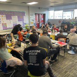 Arvada K-8 - Families learning with their students
