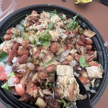 El Pollo Loco - Literally one piece of chicken on my bowl. - Fast Food Near Me - Elk Grove, California