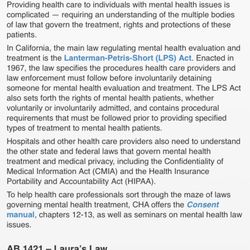 Santa Clarita Mental Health - Mental health Law