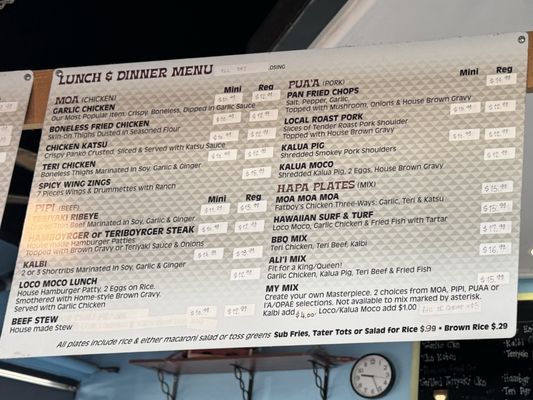 Menu photo 2 Fatboy's Kailua, HI