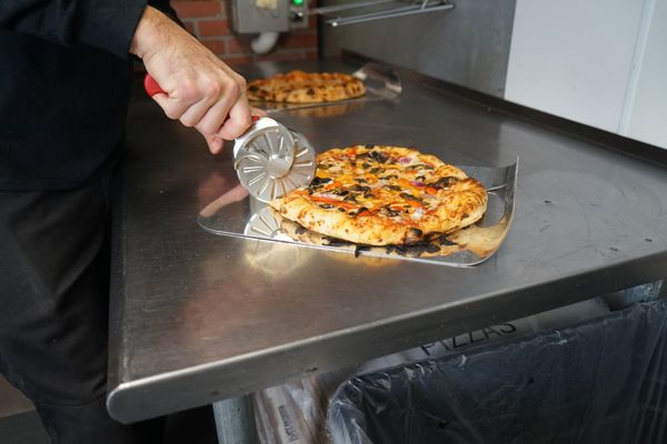 Fired Pizzas by null