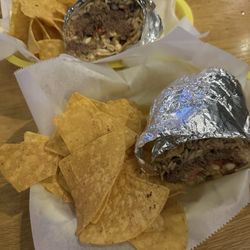 Chido Burrito - Burrito halves