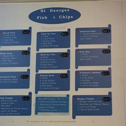 St Georges Road Fish & Chips - Menu January 2016