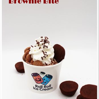 Roll Roll ice Cream - Brownie Bite - Ice Cream & Frozen Yogurt Near Me - New Hartford, New York Roll Roll ice Cream - Brownie Bite - Ice Cream & Frozen Yogurt Near Me - New Hartford, New York