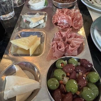 Cafe Zoetrope - Charcuterie plate. Every bit of it was great. The eggplant - top right - was the best. - Italian Near Me - San Francisco, California Cafe Zoetrope - Charcuterie plate. Every bit of it was great. The eggplant - top right - was the best. - Italian Near Me - San Francisco, California
