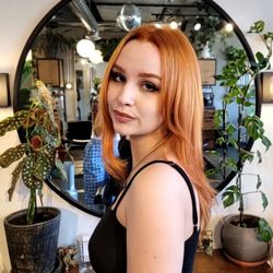 Perch Salon - Blonde to copper.  by marisa