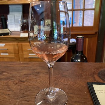 Beauregard Vineyards - Rose, first of five in tasting. - Wineries Near Me - Bonny Doon, California
