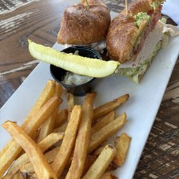 Turkey Croissant sandwich