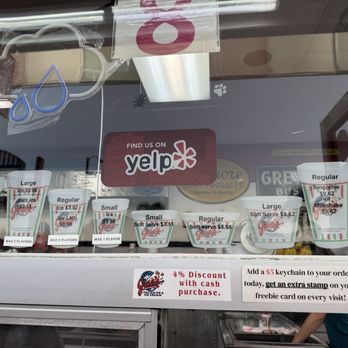 Joes Italian Ice - sizes - Ice Cream & Frozen Yogurt Near Me - Anaheim, California Joes Italian Ice - sizes - Ice Cream & Frozen Yogurt Near Me - Anaheim, California