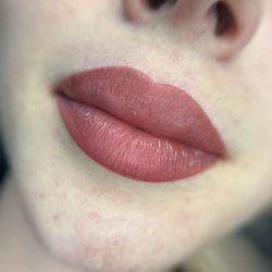 Hello Bella and Brow - Front view of these stunning lips, now even more accentuated  with this beautiful lip blushing