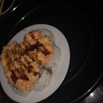 Sushi Domo - Volcano Roll but it's missing the "FLAMES" that is advertised in the menu that I never received. - Sushi Bars Near Me - Arlington, Texas Sushi Domo - Volcano Roll but it's missing the "FLAMES" that is advertised in the menu that I never received. - Sushi Bars Near Me - Arlington, Texas