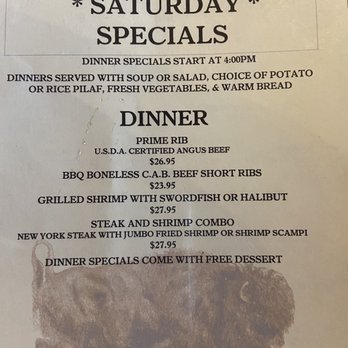 Janet's Montana Cafe - Specials - American Near Me - Alpine, California