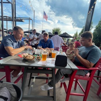2 Silos Brewing - Outdoor covered seating area - Brewpubs Near Me - Manassas, Virginia