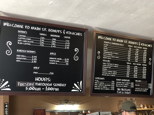 Menu photo 4 Main St. Donuts & Kolaches Blanco, TX