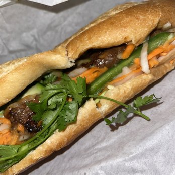 Pho #1 - Sw4. Grilled Beef Sandwich with Aromatic Shallots 5/5 very good - Vietnamese Near Me - Sunnyvale, California