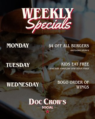 Menu photo 1 Doc Crow's Social Lexington, KY