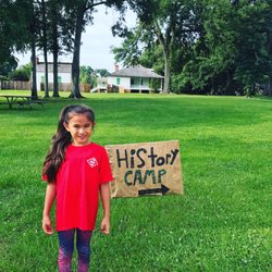 BREC Magnolia Mound Summer Camp - She loved Summer History Camp at Magnolia Mound