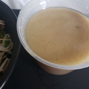 Aji Ramen & Sushi - Broth for Pork Katsu Ramen - Ramen Near Me - Lynchburg, Virginia Aji Ramen & Sushi - Broth for Pork Katsu Ramen - Ramen Near Me - Lynchburg, Virginia