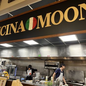 Cucina Moon - Open kitchen--view from the counter - Pasta Shops Near Me - Honolulu, Hawaii