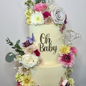 Gins Baked Goods - Baby shower cake - Desserts Near Me Gins Baked Goods - Baby shower cake - Desserts Near Me