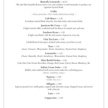 Café Bloom - Drinks Menu - Desserts Near Me - Benton, Illinois Café Bloom - Drinks Menu - Desserts Near Me - Benton, Illinois