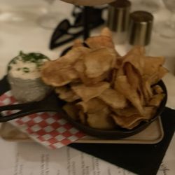 The Dorset Inn Restaurant - (Sorry for the blurry pic) trout dip and chips