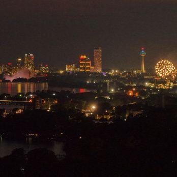 Niagara River - another nightly fireworks at Niagara Falls as seen from very far away! - Landmarks & Historical Buildings Near Me - Niagara Falls, New York Niagara River - another nightly fireworks at Niagara Falls as seen from very far away! - Landmarks & Historical Buildings Near Me - Niagara Falls, New York