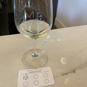 Miramonte Winery - Dry white with my tasting card - Wineries Near Me - Temecula, California Miramonte Winery - Dry white with my tasting card - Wineries Near Me - Temecula, California