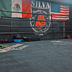 Silva Boxing - MMA - We are Mexican /American own gym, Flags represent who we are .