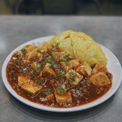 Real Taiwanese Cuisine - Mapo tofu omurice