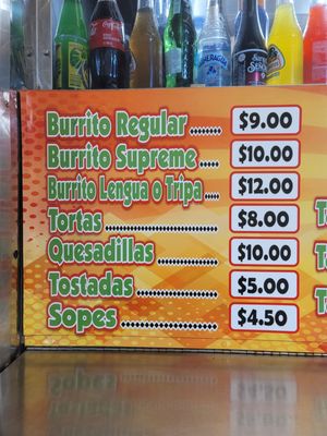Menu photo 2 Jessica's Taqueria Modesto, CA
