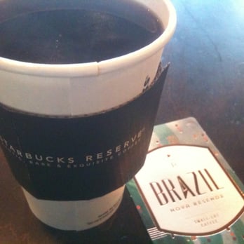 Starbucks - My cup of reserve roast. You can tell it's fancy b/c it comes with a black sleeve. - Coffee & Tea Near Me - Albany, New York Starbucks - My cup of reserve roast. You can tell it's fancy b/c it comes with a black sleeve. - Coffee & Tea Near Me - Albany, New York