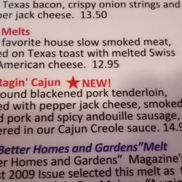 Ragin' Cajun on the menu