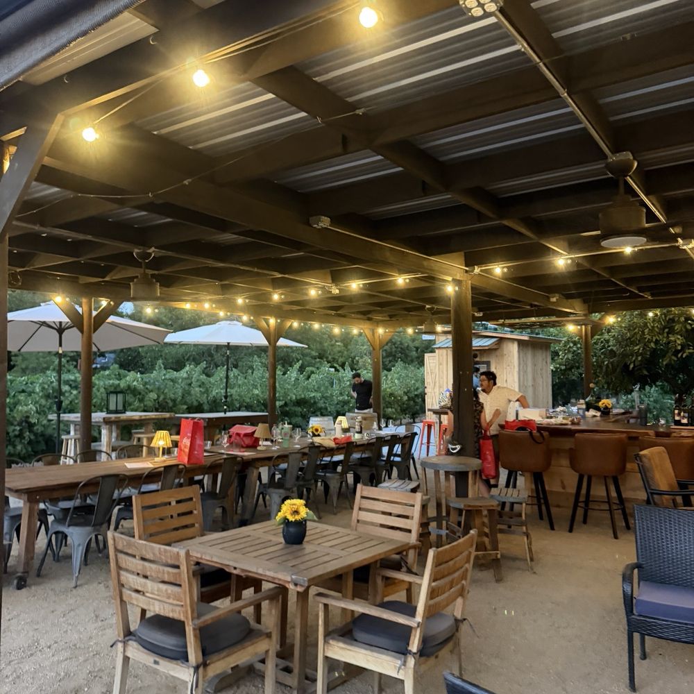 3 Oaks Vineyard - Lights at night - Wineries Near Me - Clovis, California