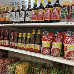 Manila Sunrise Sari Sari Store - Mang Tomas & Lydia's Lechon Sauce, UFC Spaghetti Sauce, UFC & Jufran Tomato Ketchup, Bagoong