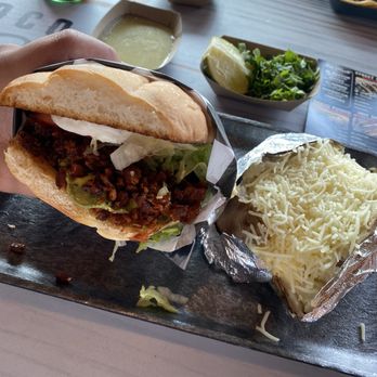 Taco 16th Street - al pastor torta & baked potato - Tacos Near Me - San Antonio, Texas Taco 16th Street - al pastor torta & baked potato - Tacos Near Me - San Antonio, Texas