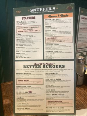 Menu photo 3 Snuffer's Restaurant & Bar Richardson, TX