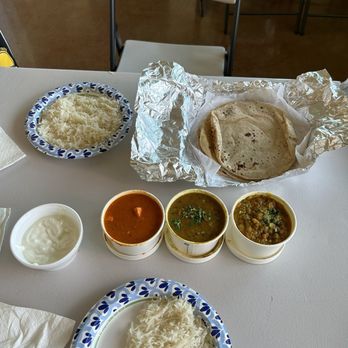 Punjabi Indian Food - Rice with eggplant and dal - Food Trucks Near Me - Redding, California Punjabi Indian Food - Rice with eggplant and dal - Food Trucks Near Me - Redding, California