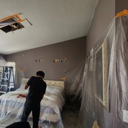 All Solutions Handyman - Chandelier install
Drywall repair