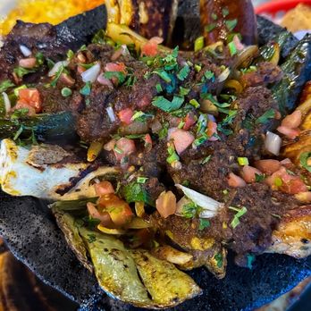 Los Cabos Mexican Restaurant - Molcajete (minus the shrimp since my daughter is allergic) - Mexican Near Me - Orange, California Los Cabos Mexican Restaurant - Molcajete (minus the shrimp since my daughter is allergic) - Mexican Near Me - Orange, California