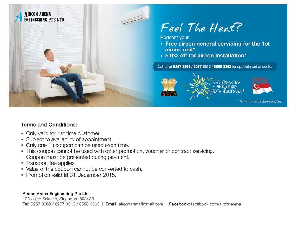 AIRCON ARENA Updated April 2024 Jalan Selaseh, Singapore, Singapore