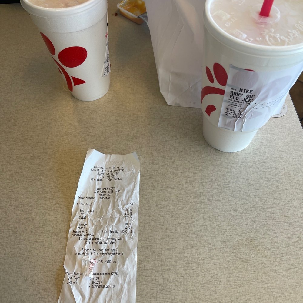 Chick-fil-A - Chick-fil-A Lemonade - Fast Food Near Me - Merrillville, Indiana Chick-fil-A - Chick-fil-A Lemonade - Fast Food Near Me - Merrillville, Indiana