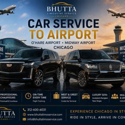 Bhutta Limousine Service - reliable transportation service to airport with Bhutta Limousine Service. Luxury black car service & SUVs to O'Hare and Midway