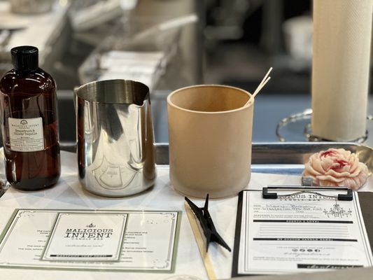 Malicious Intent Candle-Pouring Studio