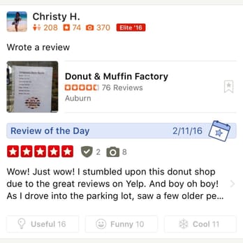 Donut & Muffin Factory - What's a better way to celebrate your first ROTD than to re-visit the good'O Donut & Muffin Factory?! - Donuts Near Me - Auburn, Washington